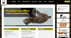 Desktop Screenshot of laikaklubben.se