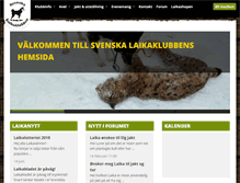 Tablet Screenshot of laikaklubben.se